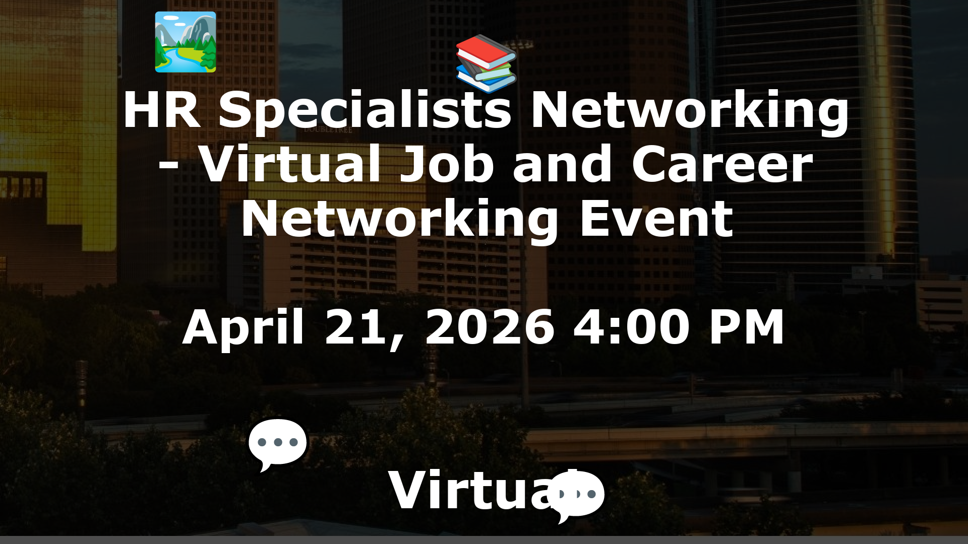 HR Specialists Networking - Virtual Job and Career Networking Event event image